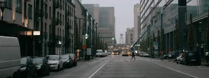 A city road.