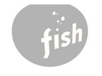 The logo of Fish Motor Sales.