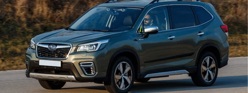 A Subaru Forester on a road.