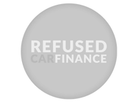 The Refused Car Finance logo, with a grey effect.