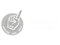 The logo of Ancoats Car Sales in white.