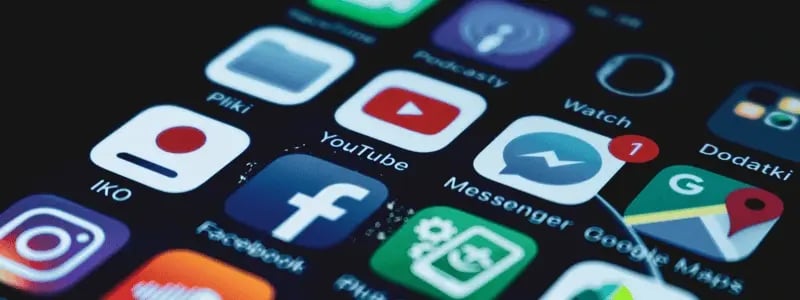 A view of multiple app faces on a mobile device.