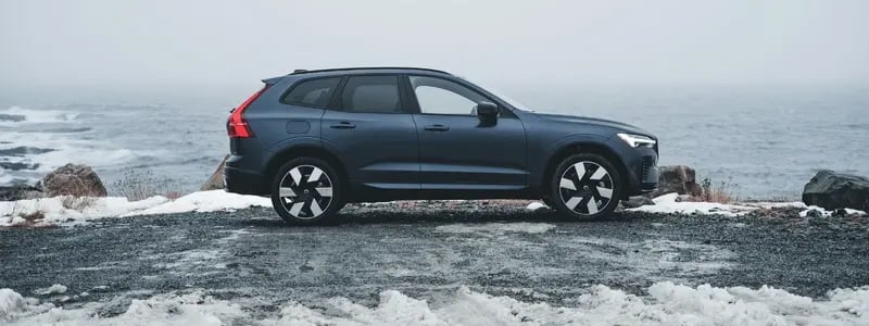 A Volvo XC40 side on.