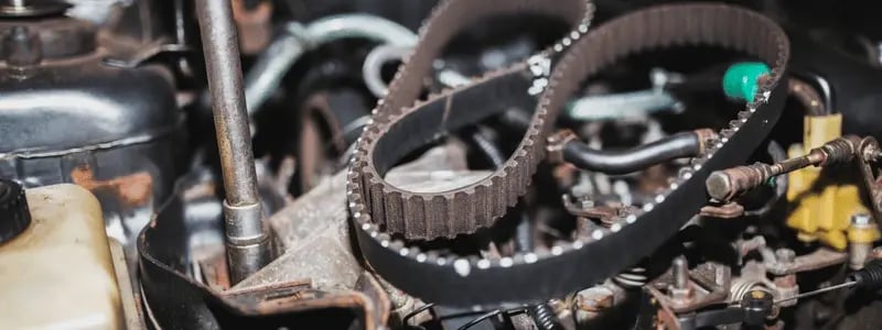 A wet belt engine.