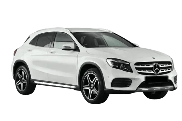 White Mercedes SUV-1