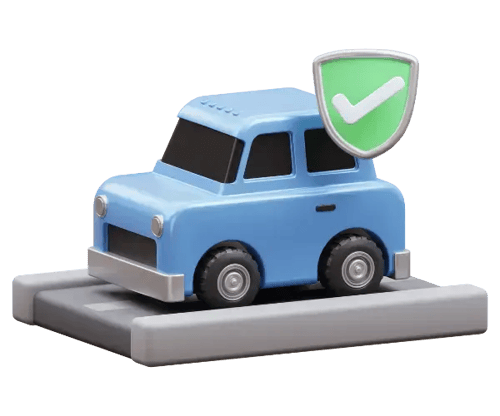 Car Icon With Tick