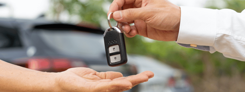 Car Keys Handover