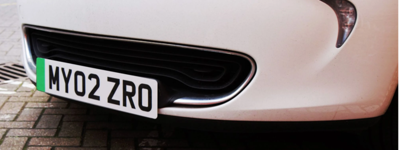 EV Number Plate