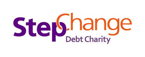The logo for StepChange Debt Charity.