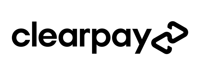 The Clearpay logo in black.